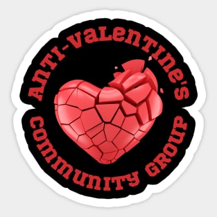 Anti-Valentine Sticker